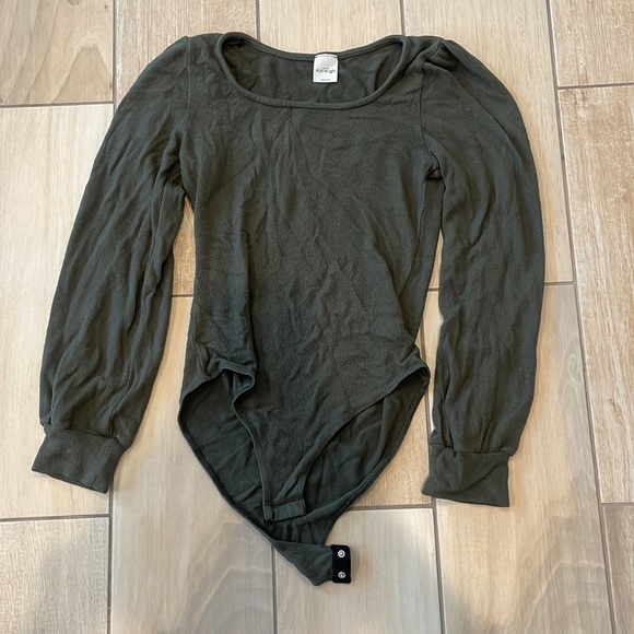 Kaileigh Tops - Kaileigh Green Body Suit